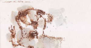 قلم بني على كرتون - عبد الكريم مجدل البيك