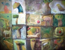 تشكيل للفنان السوري عدنان حميدة