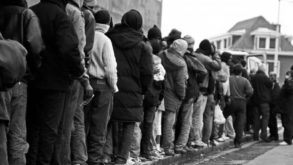 طابور من اللاجئين في ألمانيا